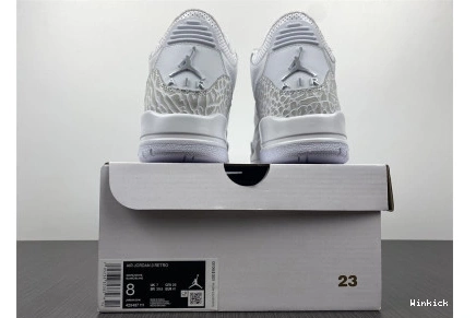RETRO JORDAN 'TRIPLE AIR WHITE' 3 PS 1008